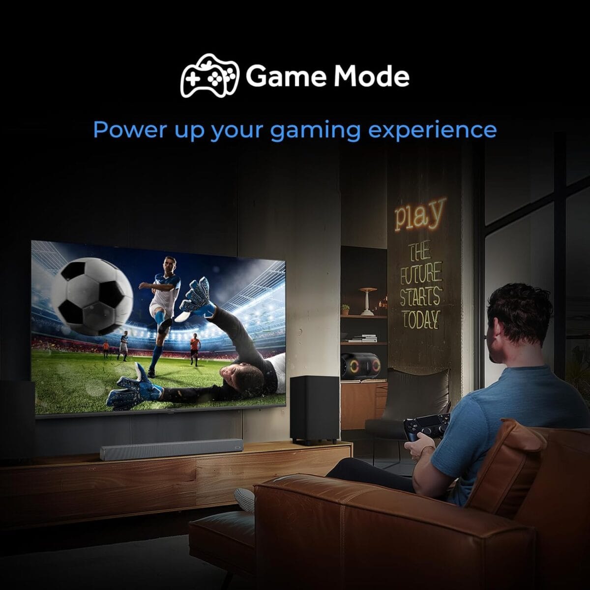⁦تلفزيون 75 بوصة هاير تلفزيون QLED ذكي – دقة 4K | تردد 120Hz | Dolby Vision & Atmos | HDMI 2.1 | Google TV | تجربة ألعاب متكاملة | تصميم بدون حواف – أسود | موديل H75S80FUX⁩ - الصورة ⁦7⁩