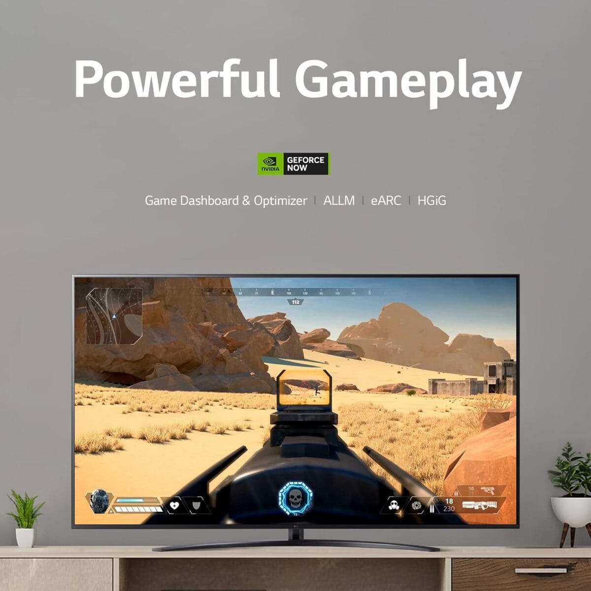 ⁦تلفزيون 55 بوصة ال جي ذكي LG UHD UR78 – 4K – موديل 55UR78006LL.AFU (2023) – أسود⁩ - الصورة ⁦5⁩